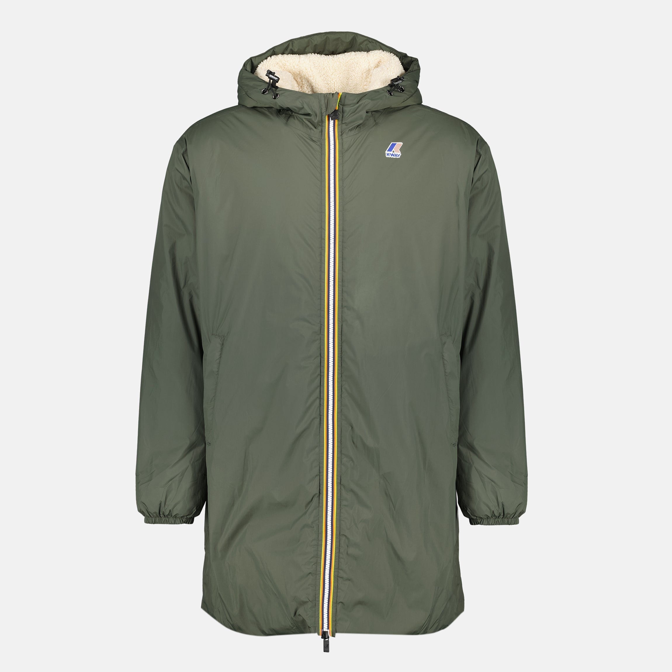 le vrai 4 0 eiffel orsetto kaki parka k way women 15539986891132