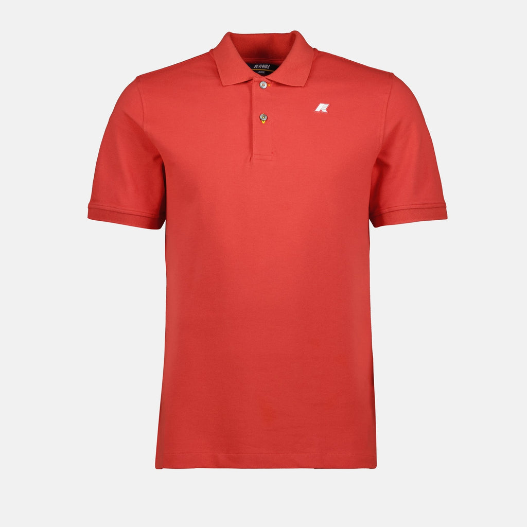 polo, K-Way, red polo, cotton piqué, casual wear
