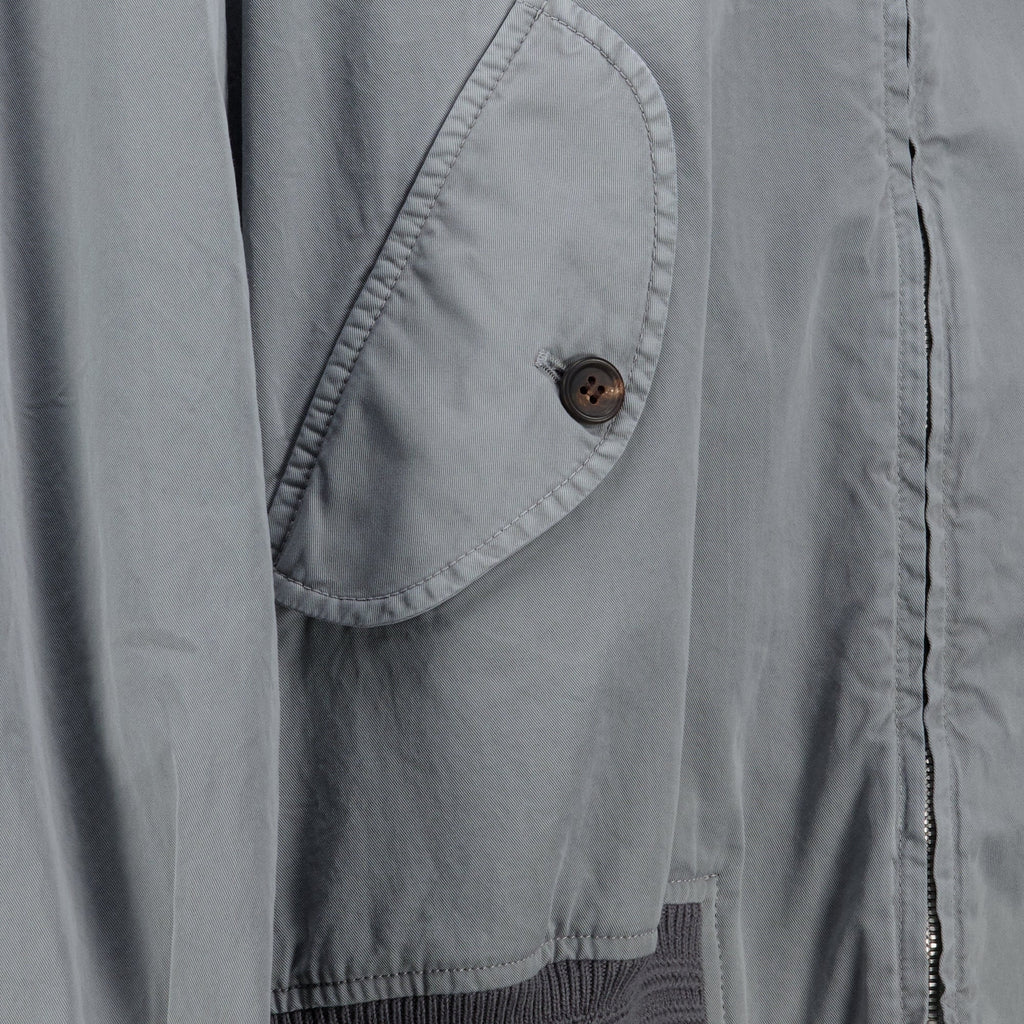 Sergé Blouson Vieilli Grey