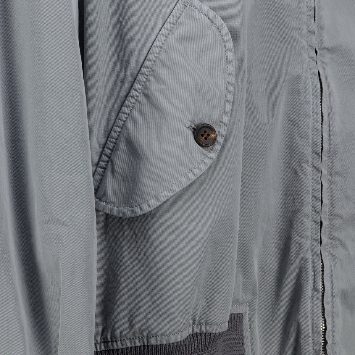 Sergé Blouson Vieilli Grey