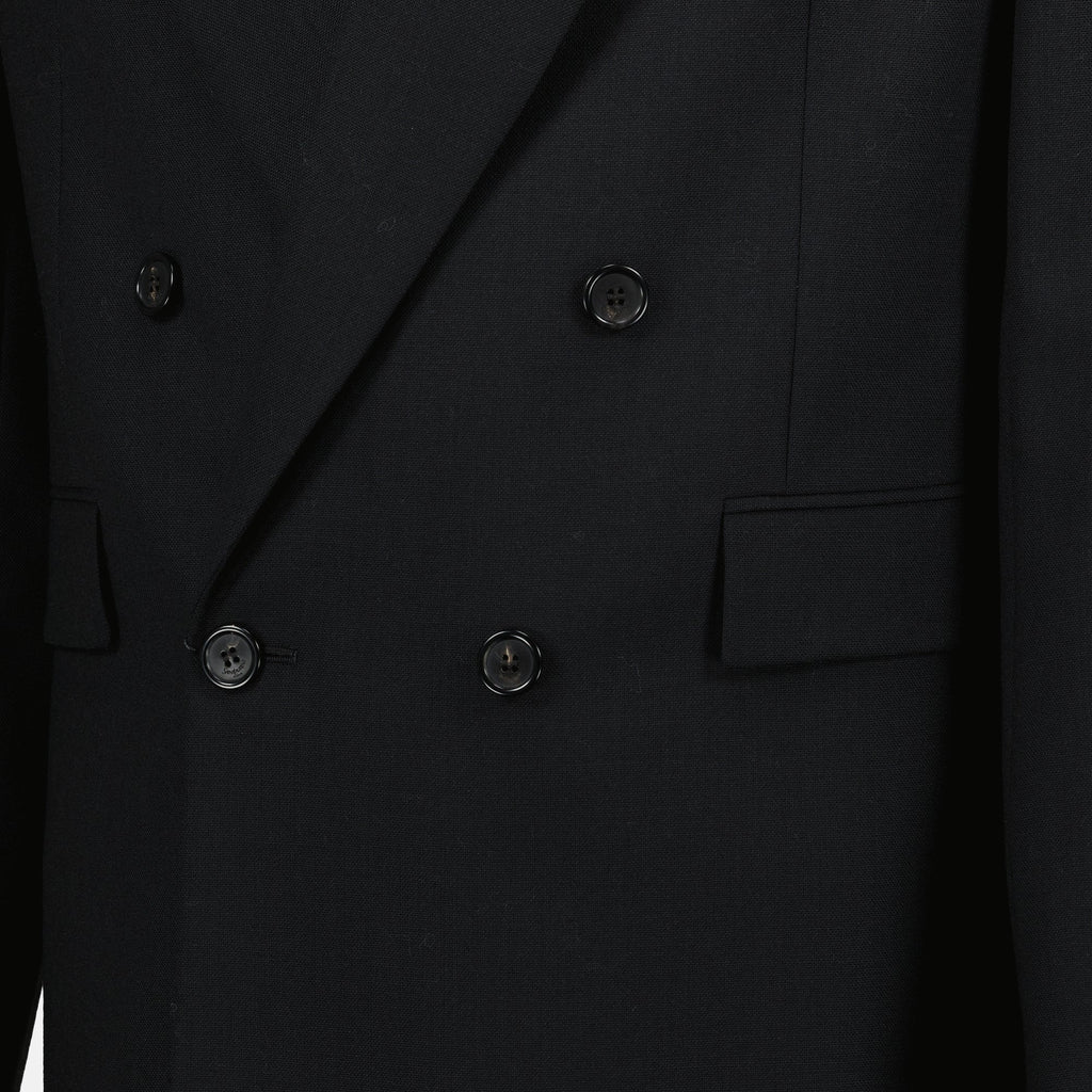 Black Wool Blazer, Saint Laurent, Autumn-Winter Collection, Men's Blazer, Tailored Fit