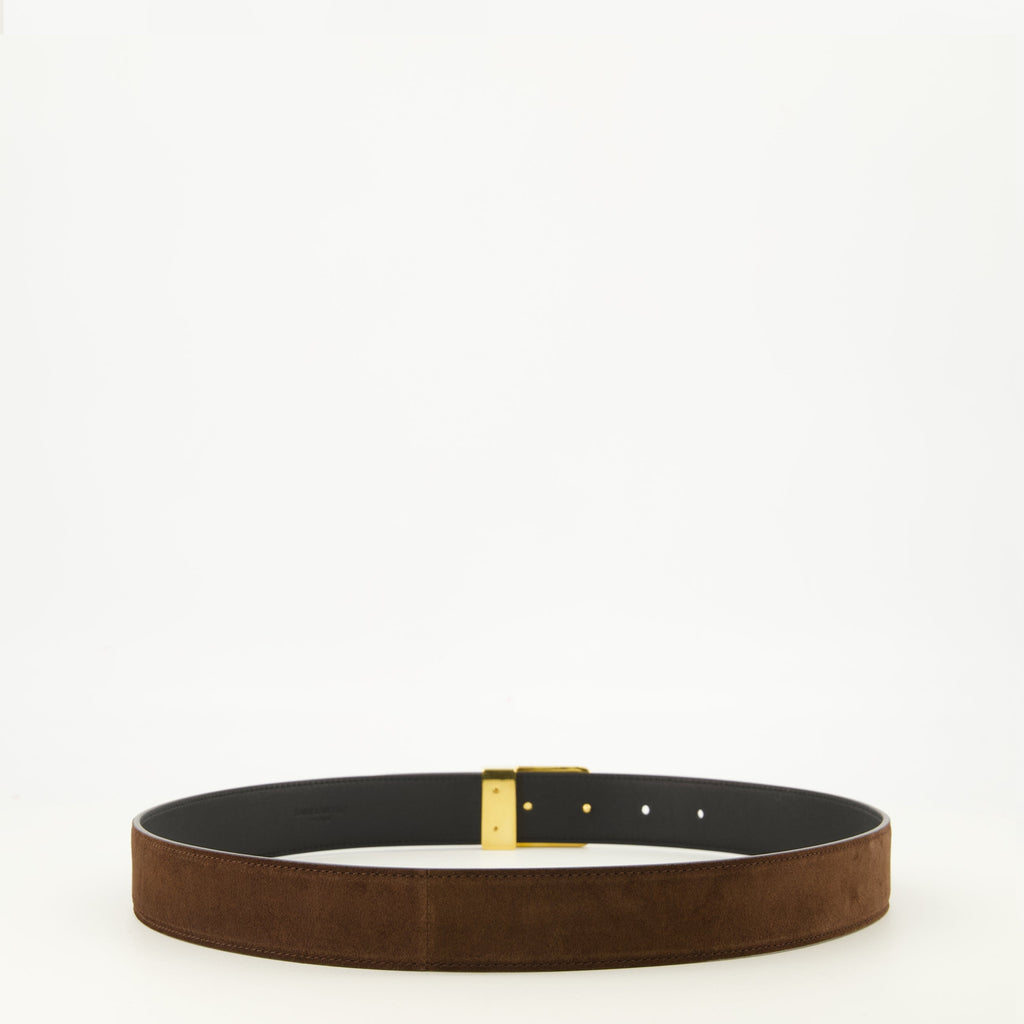 Ceinture 66 en Suède Marron