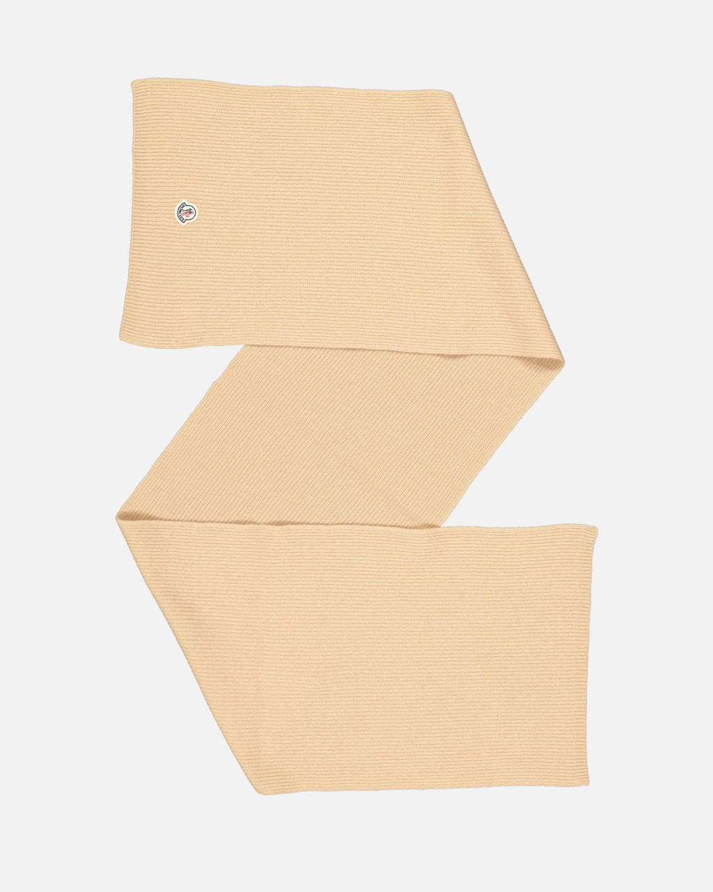 Black Moncler Scarf, Luxury Women's Accessory, Logo Scarf, High-End Fashion, Elegant Style