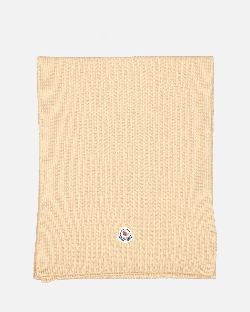 Black Moncler Scarf, Luxury Women's Accessory, Logo Scarf, High-End Fashion, Elegant Style