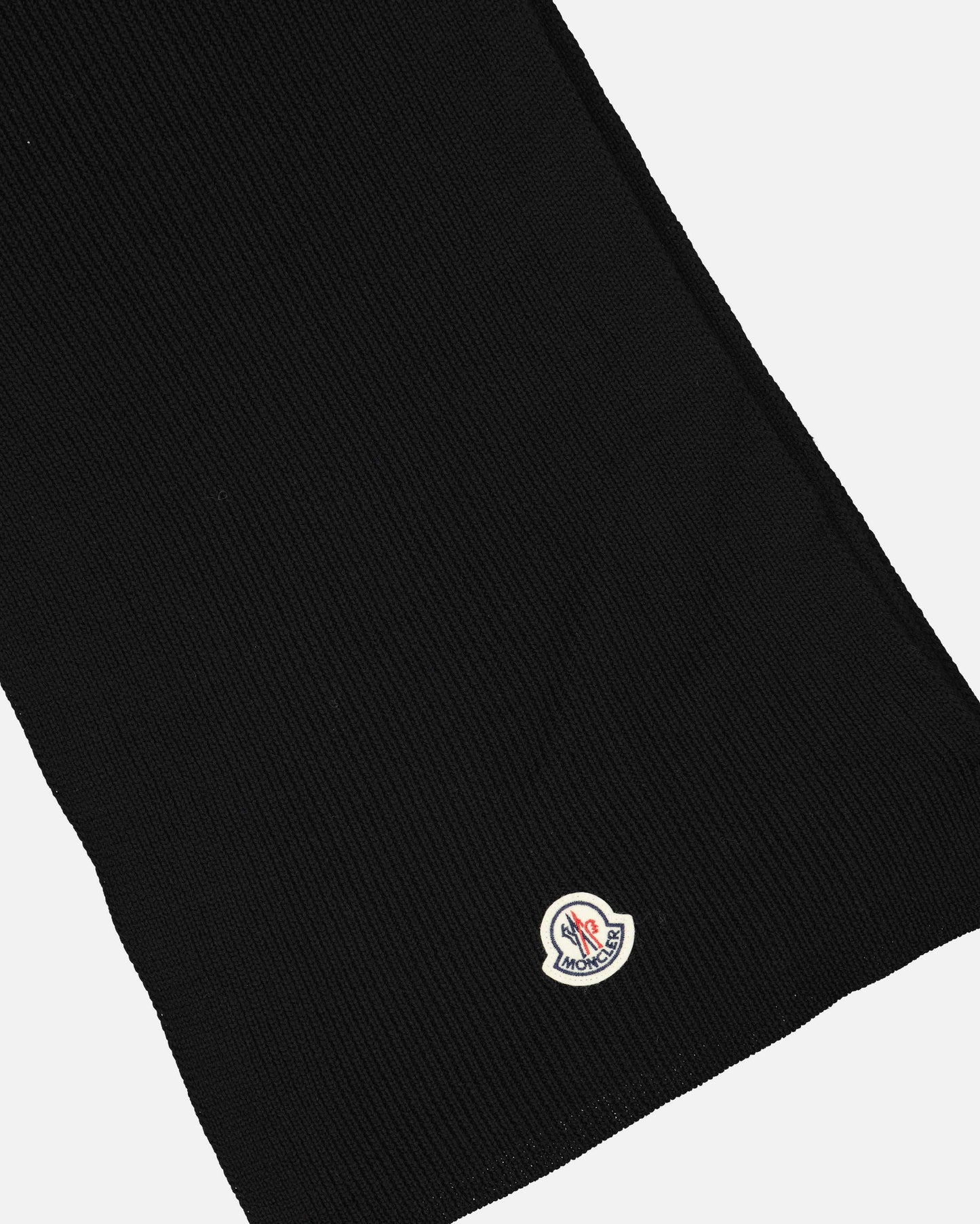 Black Moncler Scarf, Luxury Accessory, Men's Scarf, Moncler Design, High-End Men's Fashion