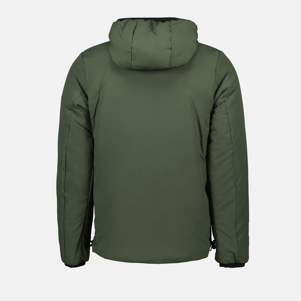 reversible jacket, black khaki jacket, K-Way jacket, waterproof jacket, men's fashion