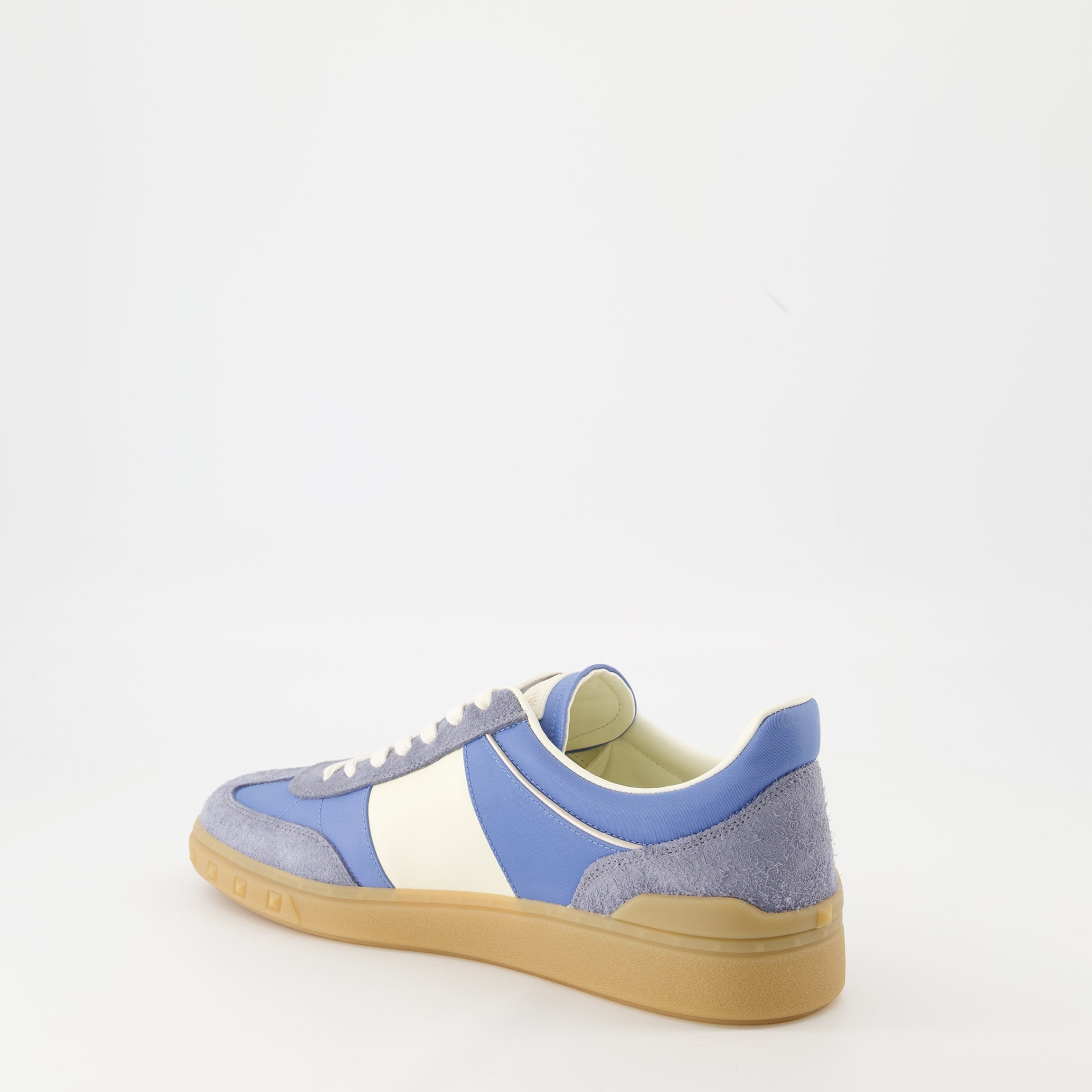 Valentino Garavani sneakers, UpVillage blue sneakers, premium leather footwear, comfortable lace-up shoes, stylish everyday sneakers