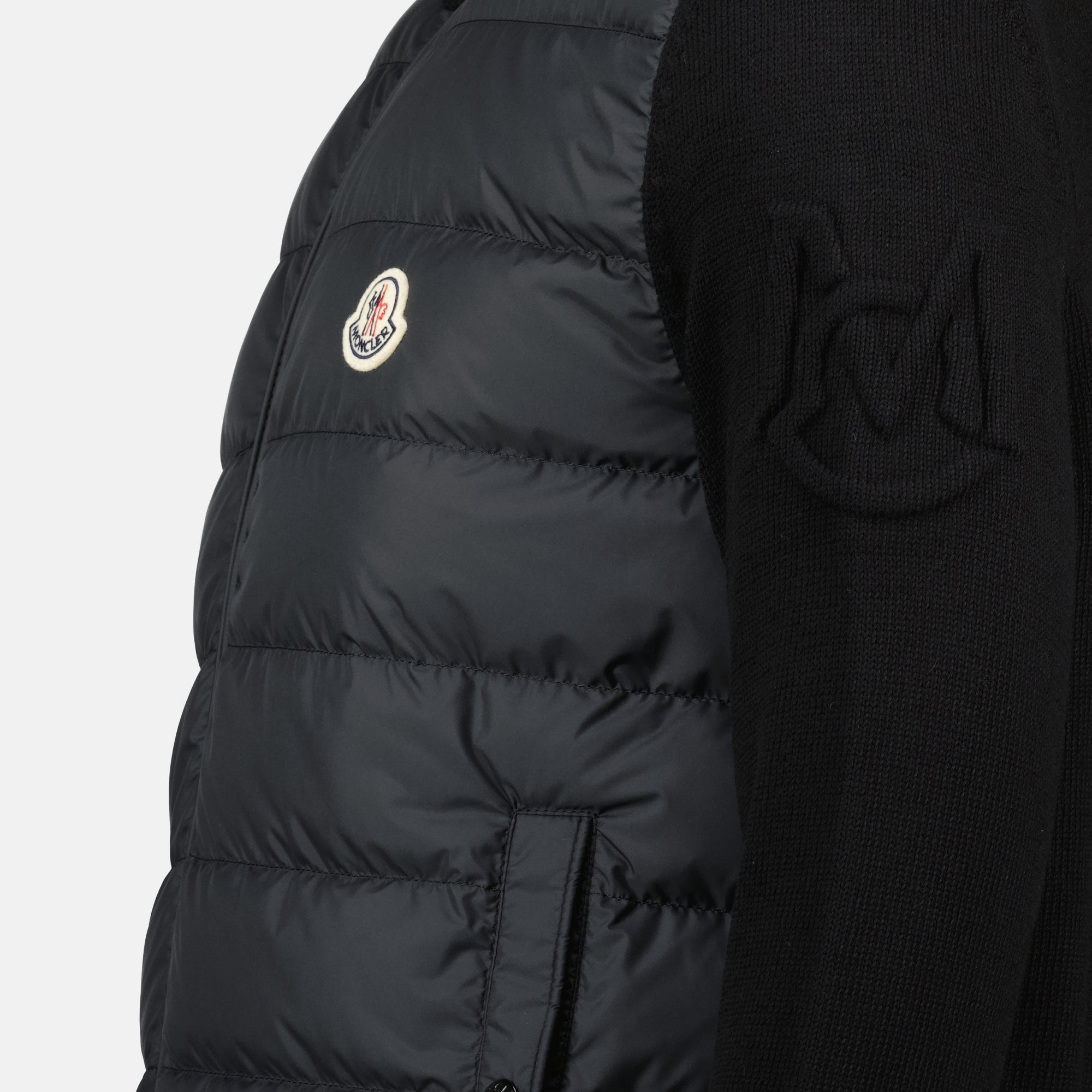 Zipped Cotton Cardigan - Moncler - Men | WE IN STYLE