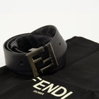 Image of FF Squared Reversible Belt by Fendi for Men - Season Autumn-Winter 2025 - Detail View 6