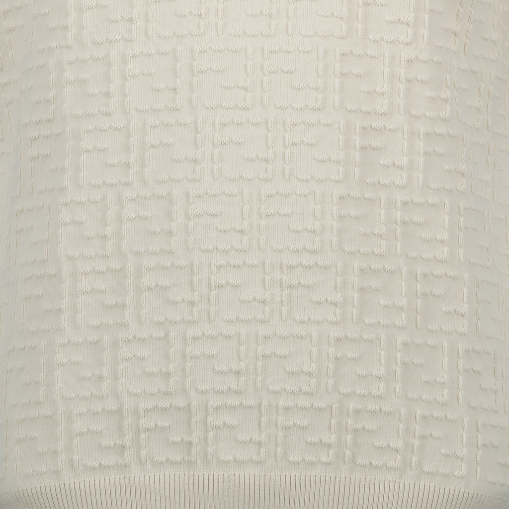 Immagine del pullover in cotone Selleria di Fendi per uomo - Stagione Primavera-Estate 2025 - Dettaglio Vista 2