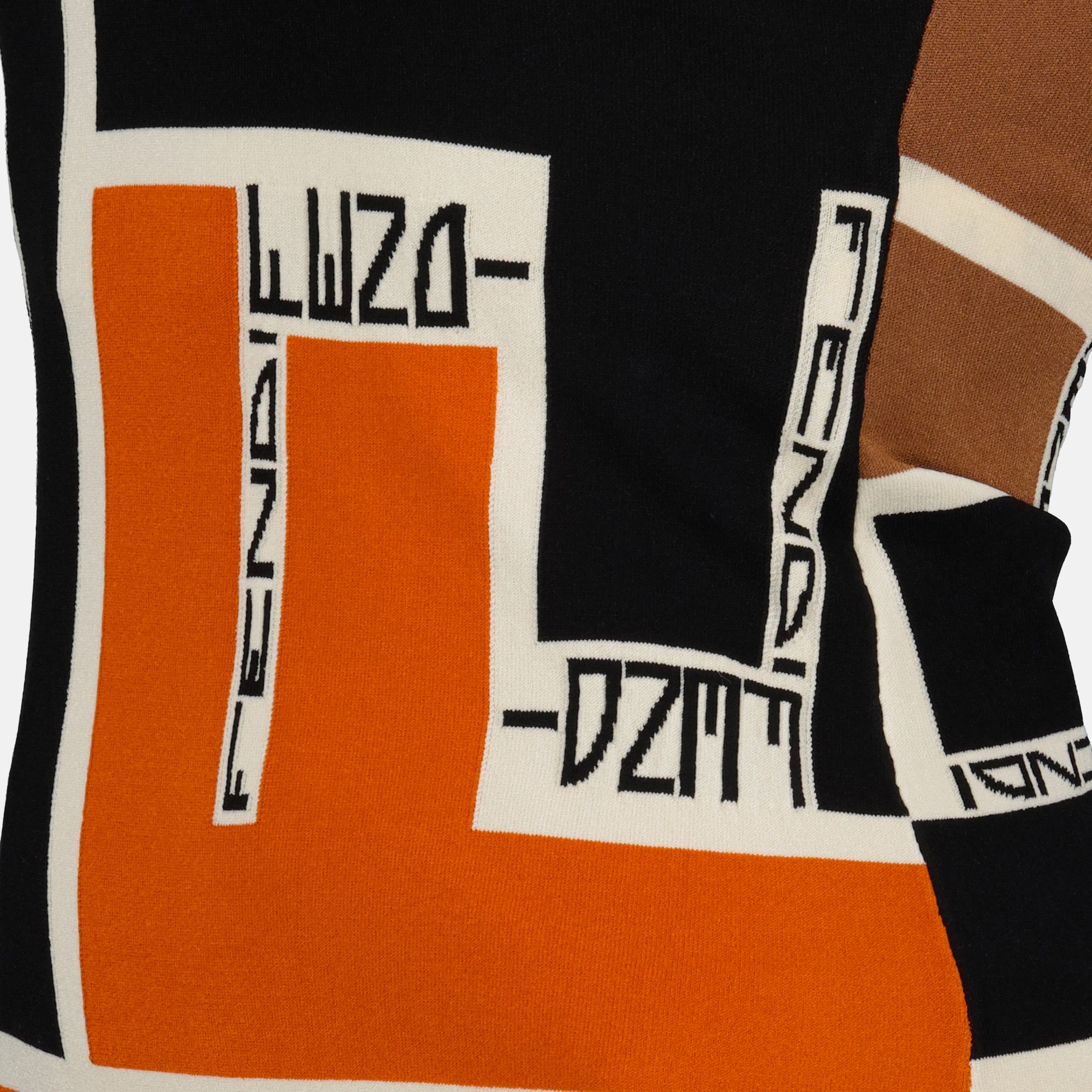 Multicolored Sleeveless Lycra® Top