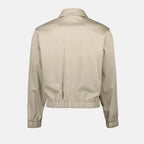 beige jacket, zip-up jacket, AMI de coeur, cotton jacket, spring-summer jacket