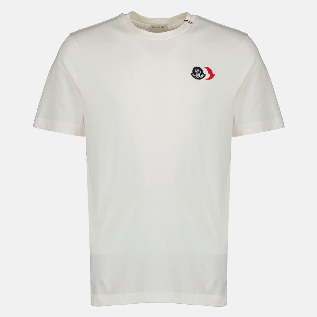 T-Shirt con Logo Tricolore