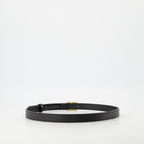 VLogo Belt, Valentino Garavani, black leather belt, adjustable belt, designer accessories