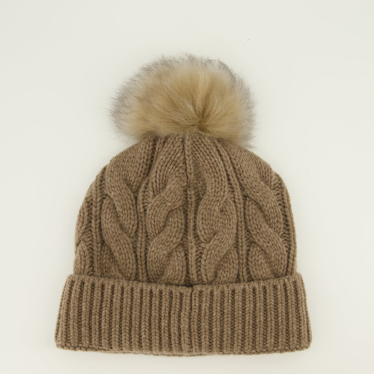 Brown Logo Beanie