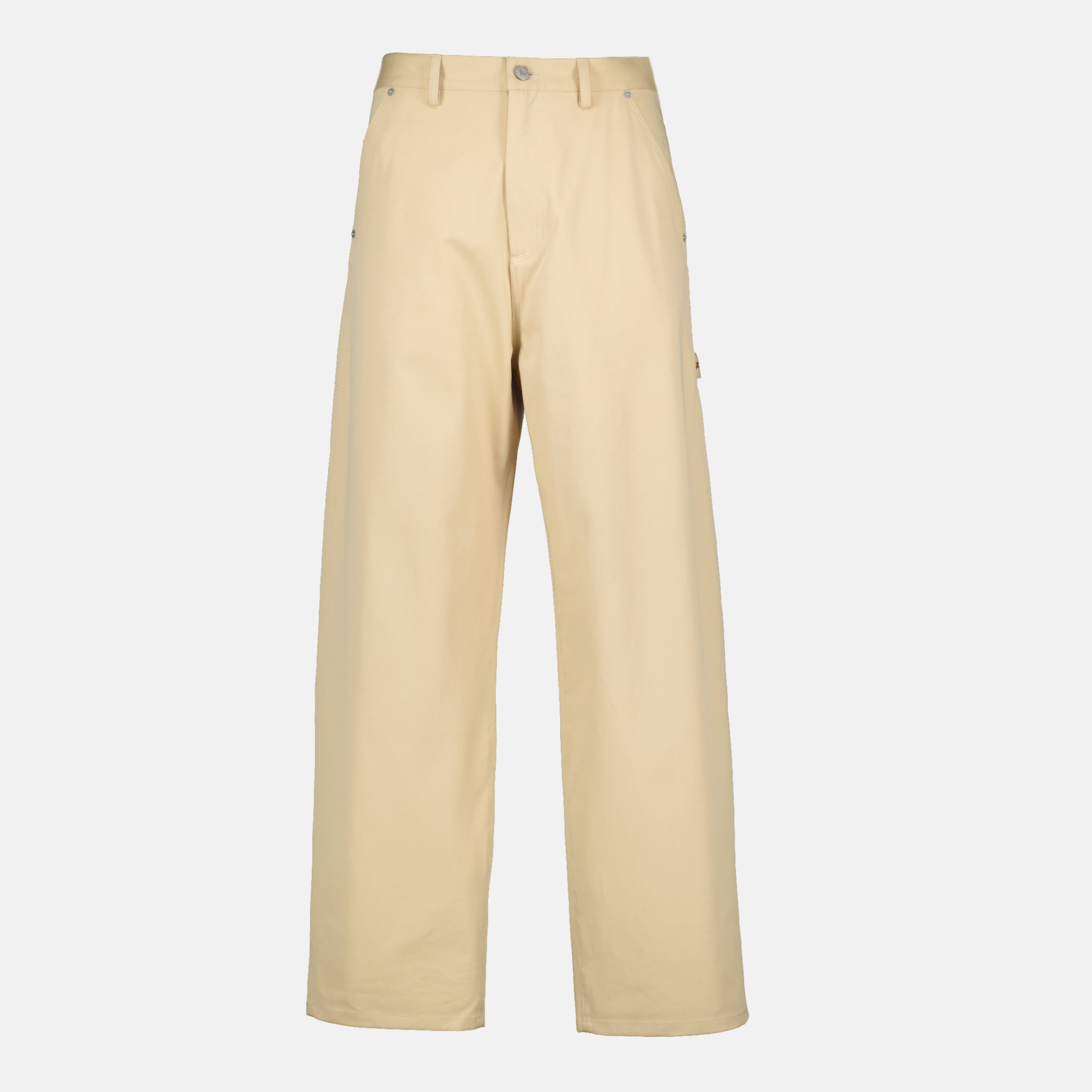 Beige Baggy Pants