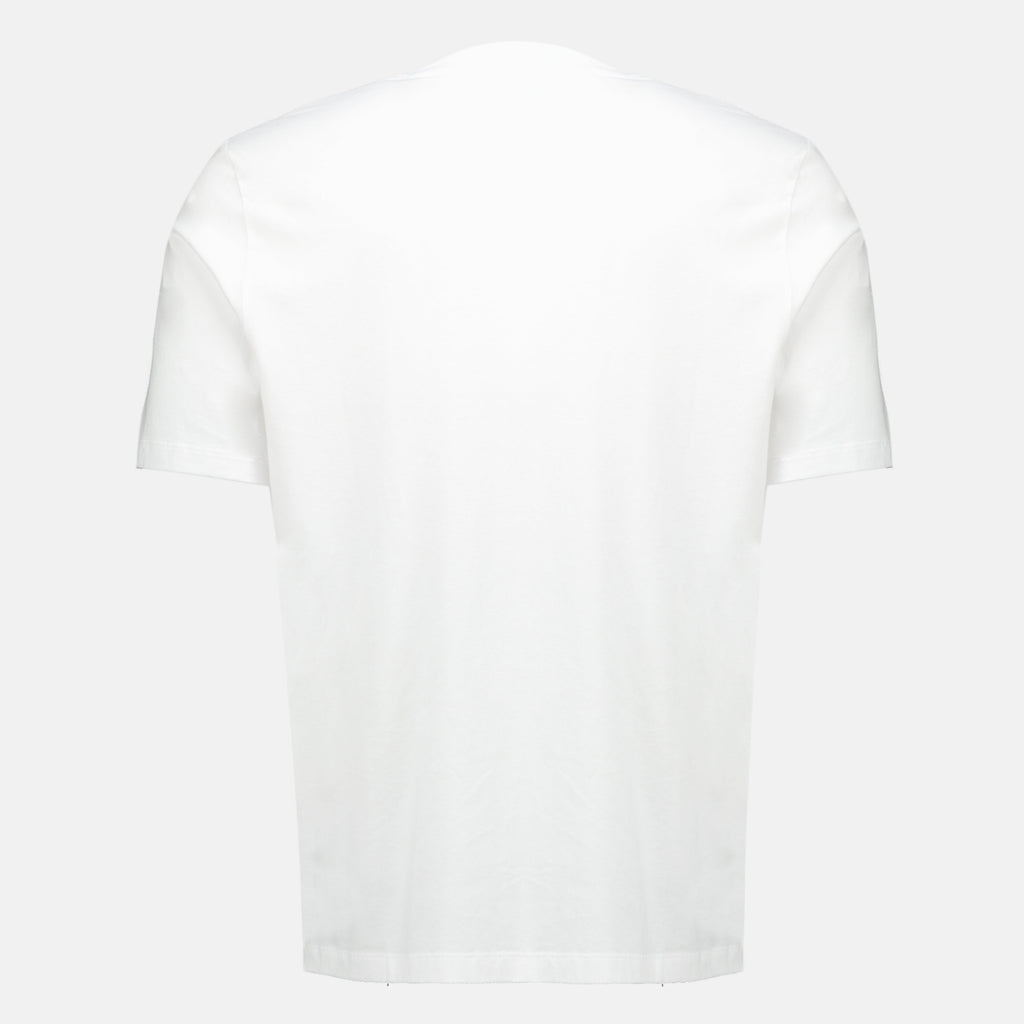 T-shirt in cotone con ricamo Fox