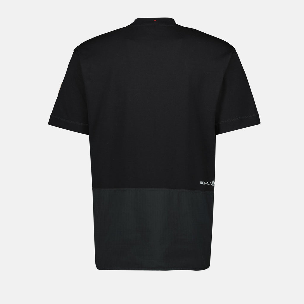 Image of Black Pocket T-Shirt by Moncler Grenoble for Men - Season Spring-Summer 2025 - Back View
