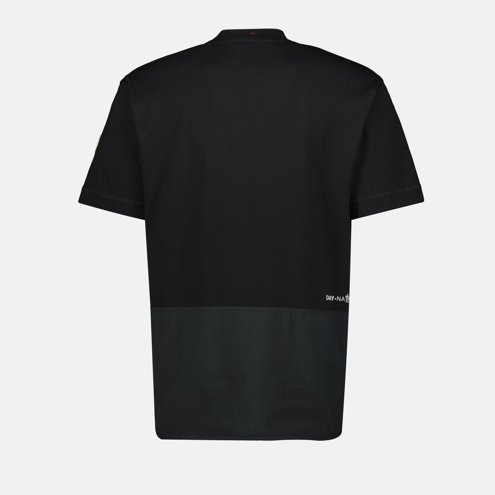 Image of Black Pocket T-Shirt by Moncler Grenoble for Men - Season Spring-Summer 2025 - Back View