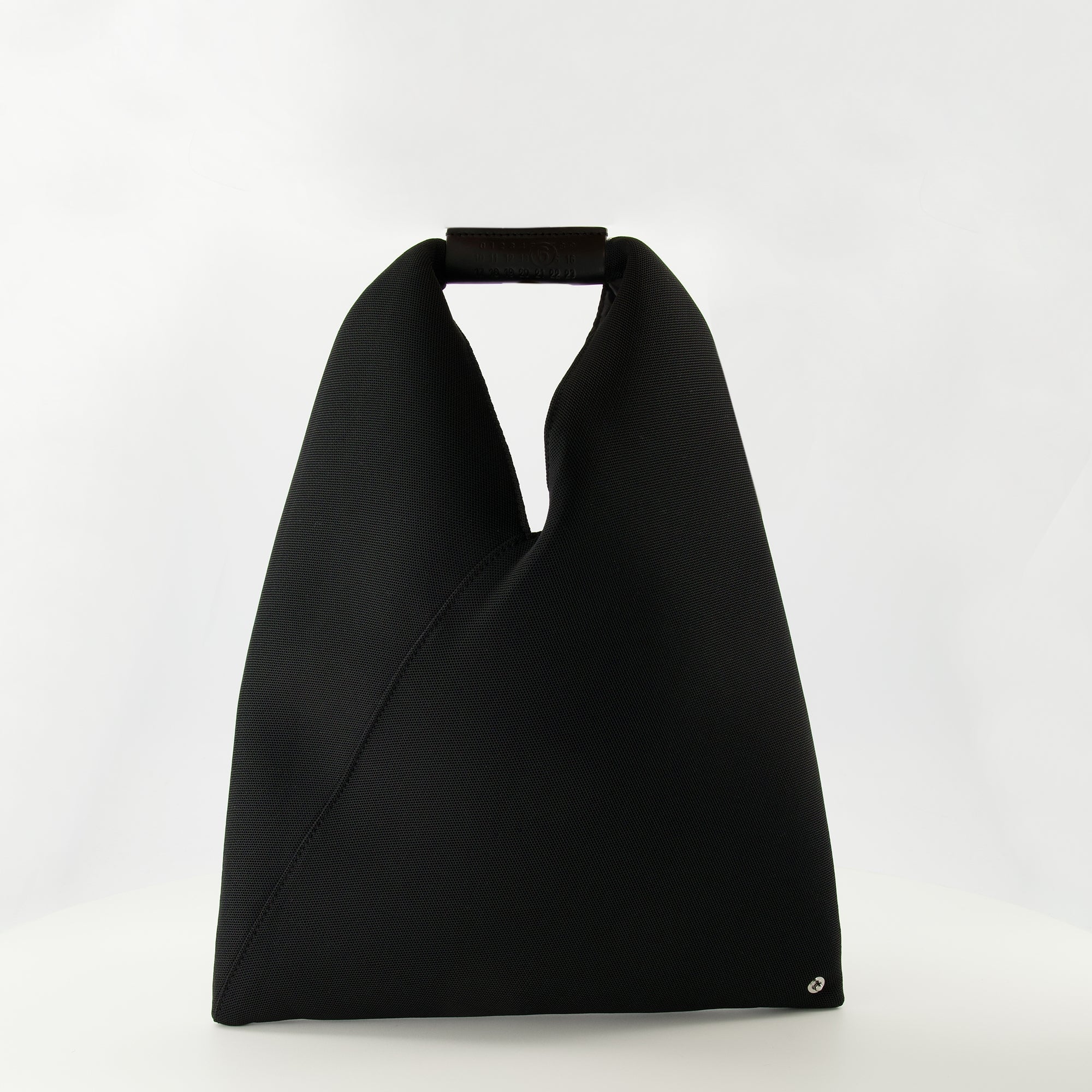 Image of Japanese Small Black Bag by Mm6 for Women - Season Spring-Summer 2026 - Front View