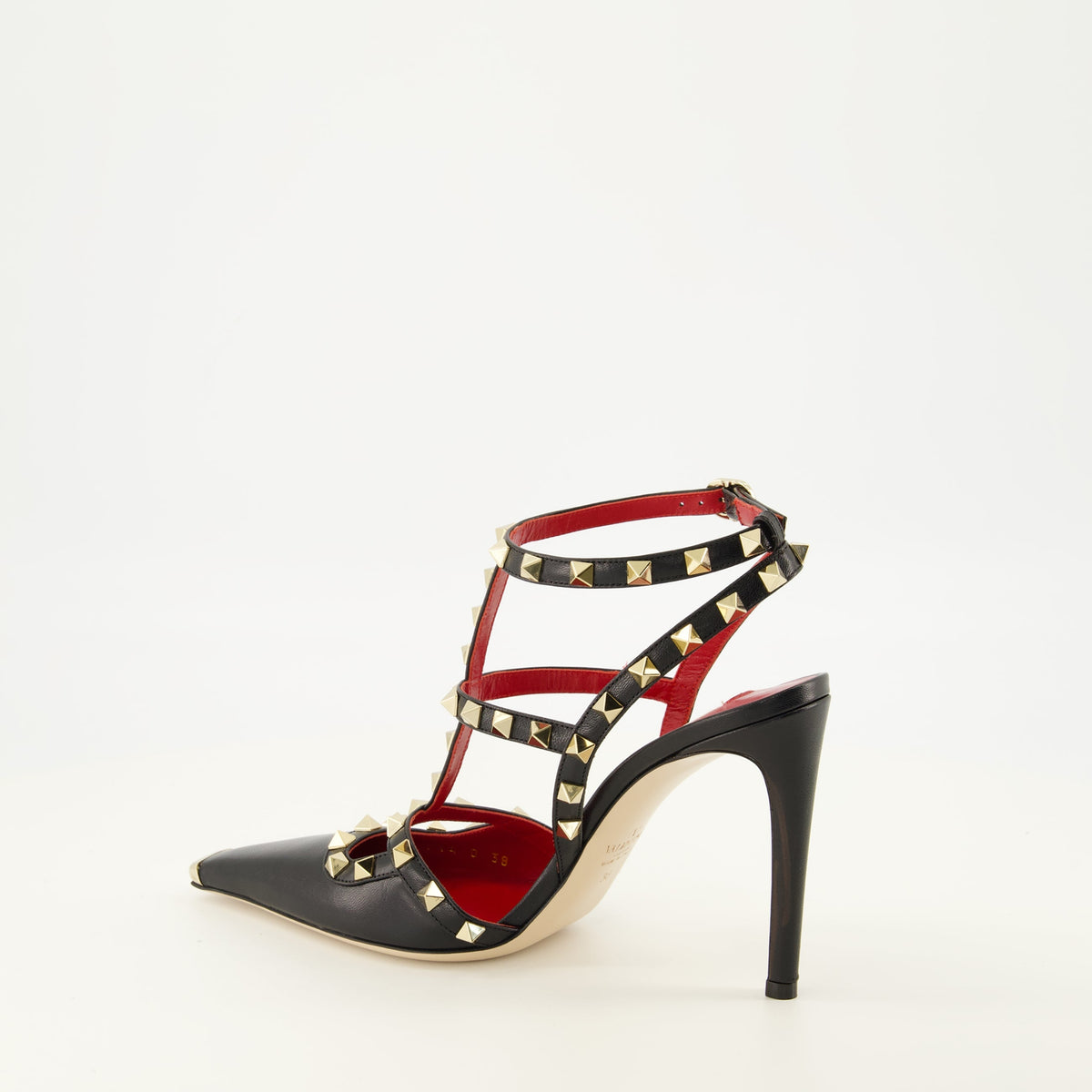 Rockstud Pointed-Toe Pumps