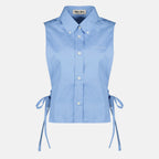 Camisa de Popelín Azul