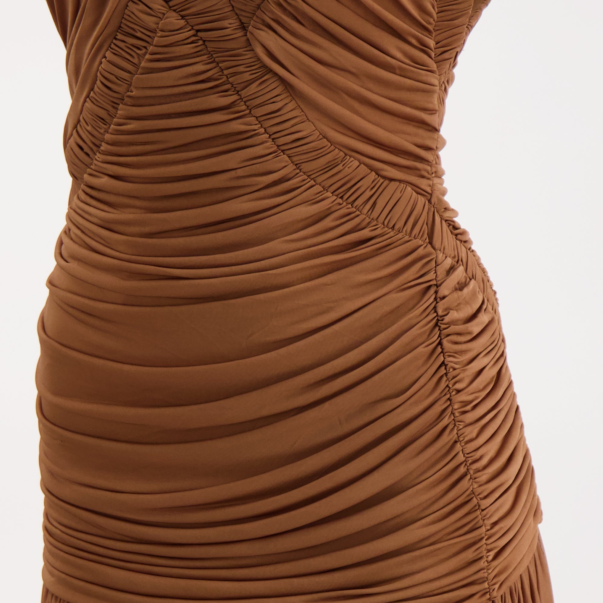 Image of Theron Pleated Dress by Christopher Esber for Women - Season Spring-Summer 2026 - Detail View 1