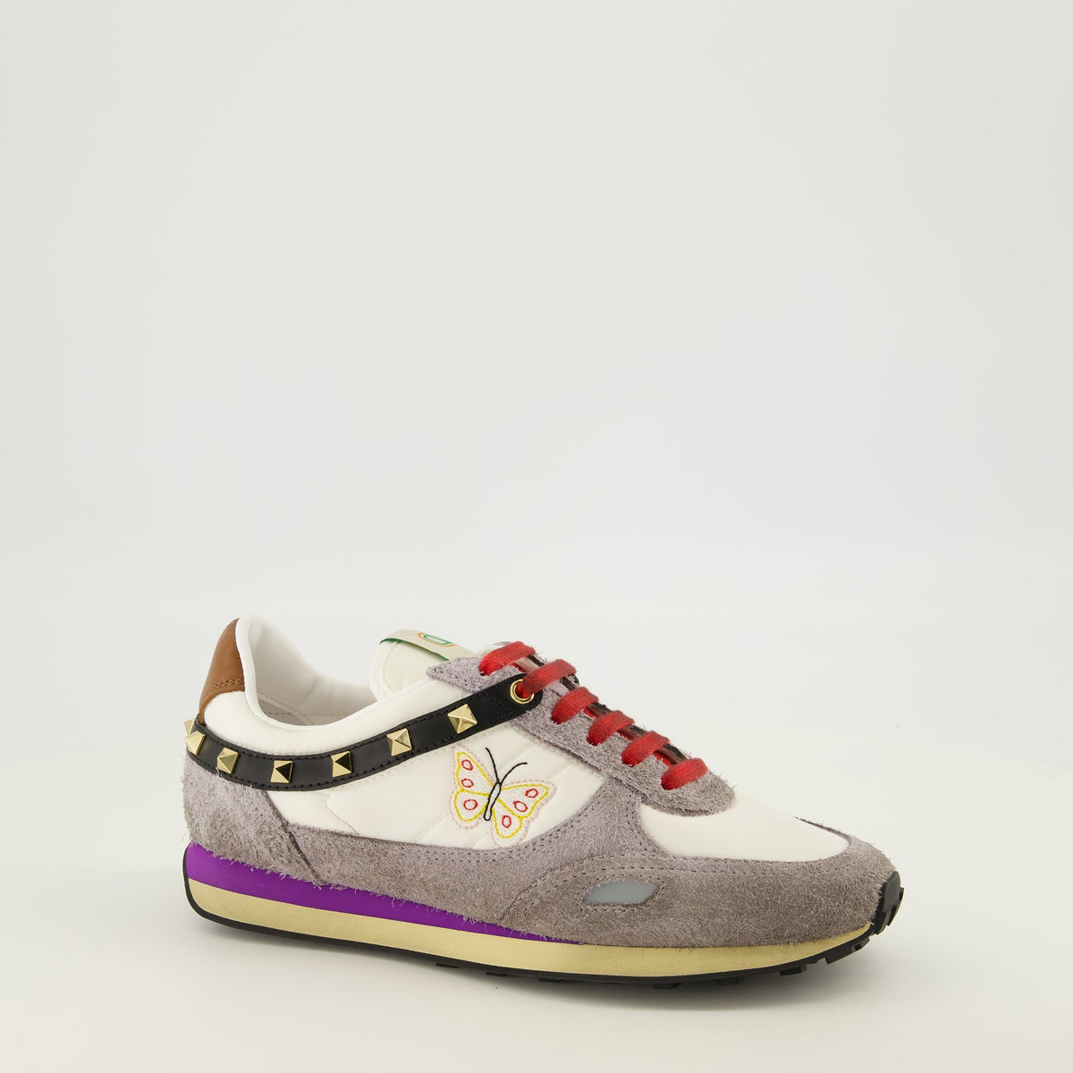Grå Stud Up Butterfly-sneakers