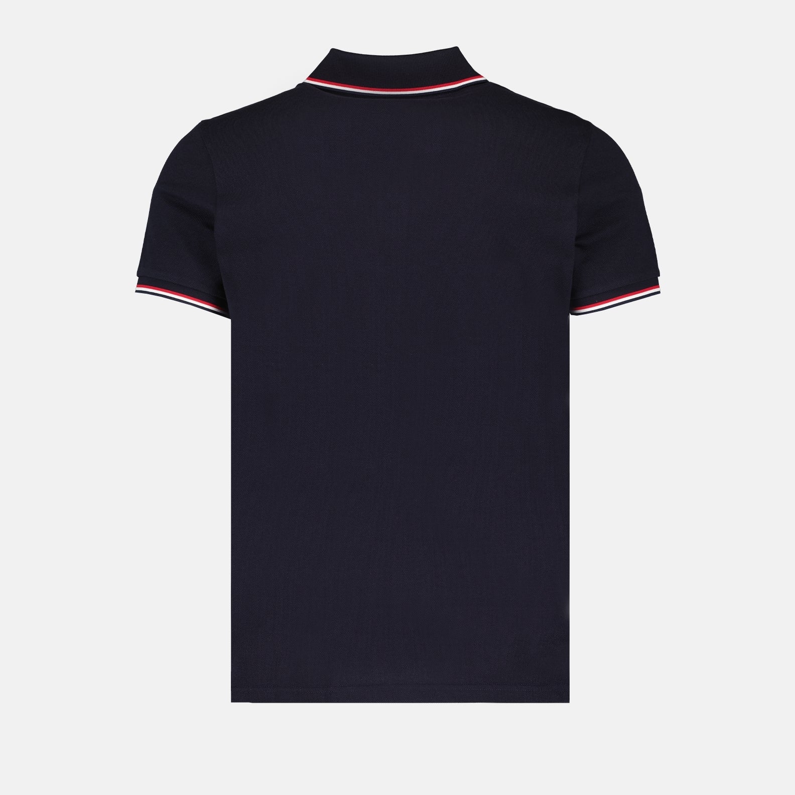 Image of Polo à Logo en Coton by Moncler for Men - Season Spring-Summer 2026 - Back View