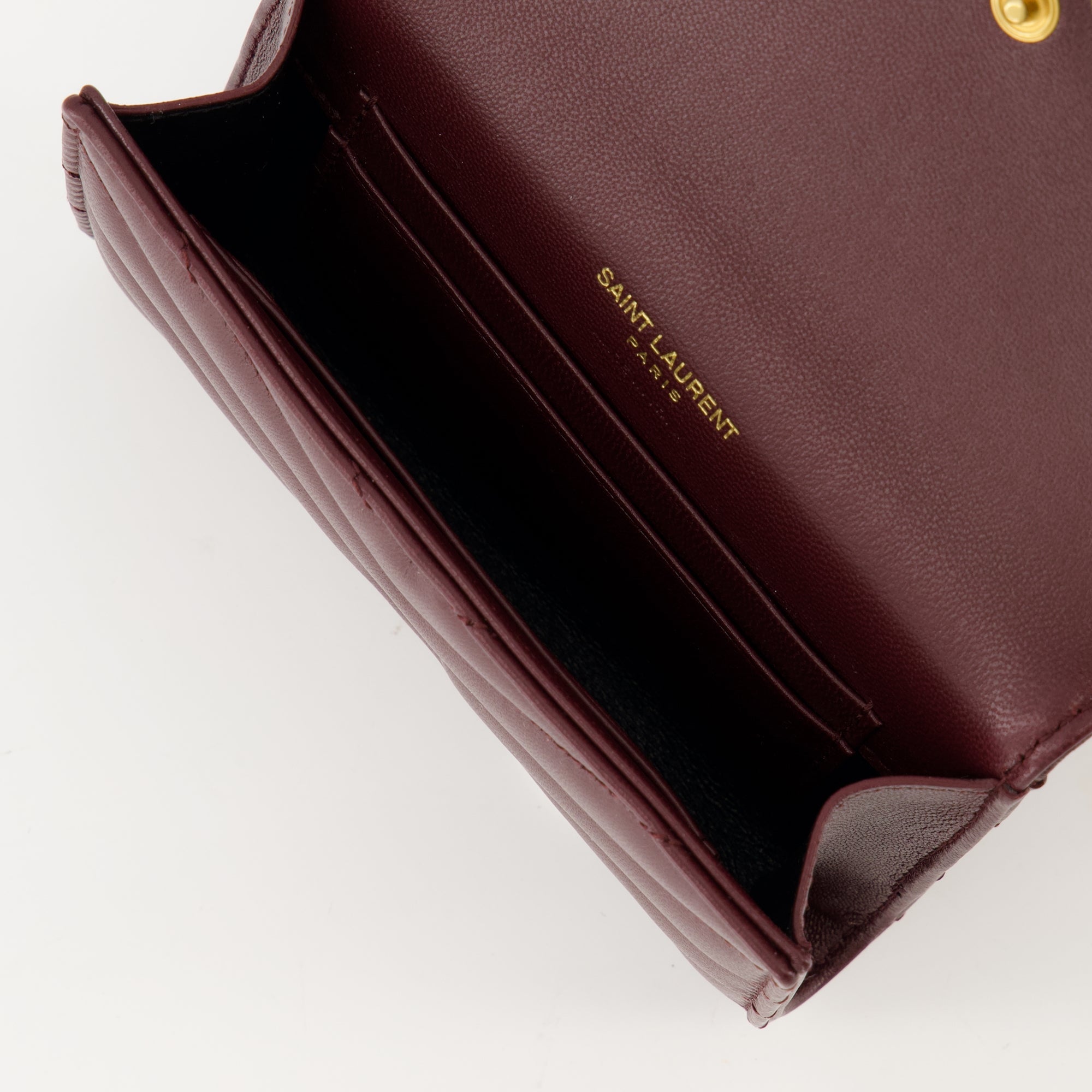 Saint Laurent wallet, lambskin wallet, Cassandre wallet, designer accessories, luxury handbag