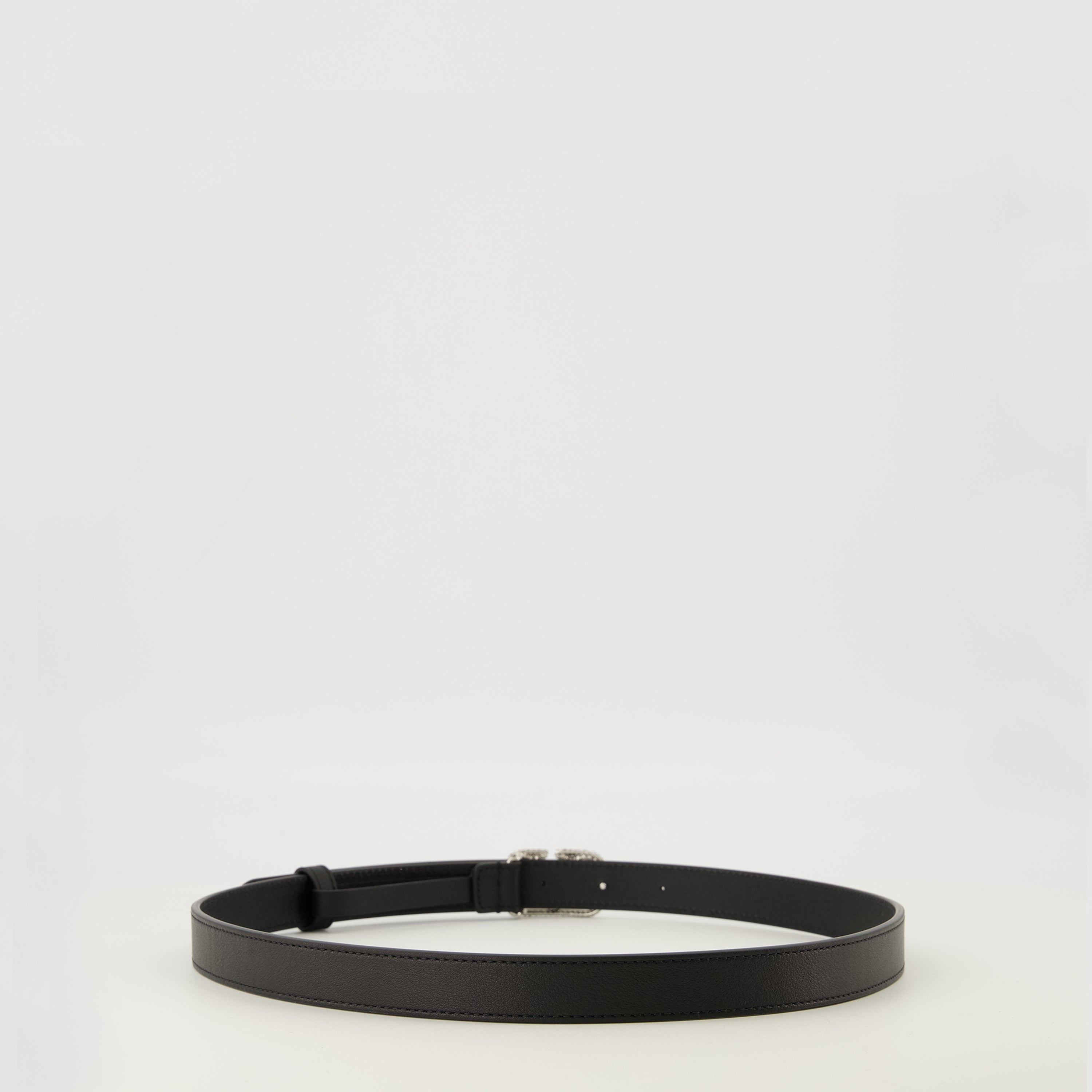 Valentino crystal belt and metallic strap 34 Valentino Garavani - Rose & Black Crystal Embellished  main image 2