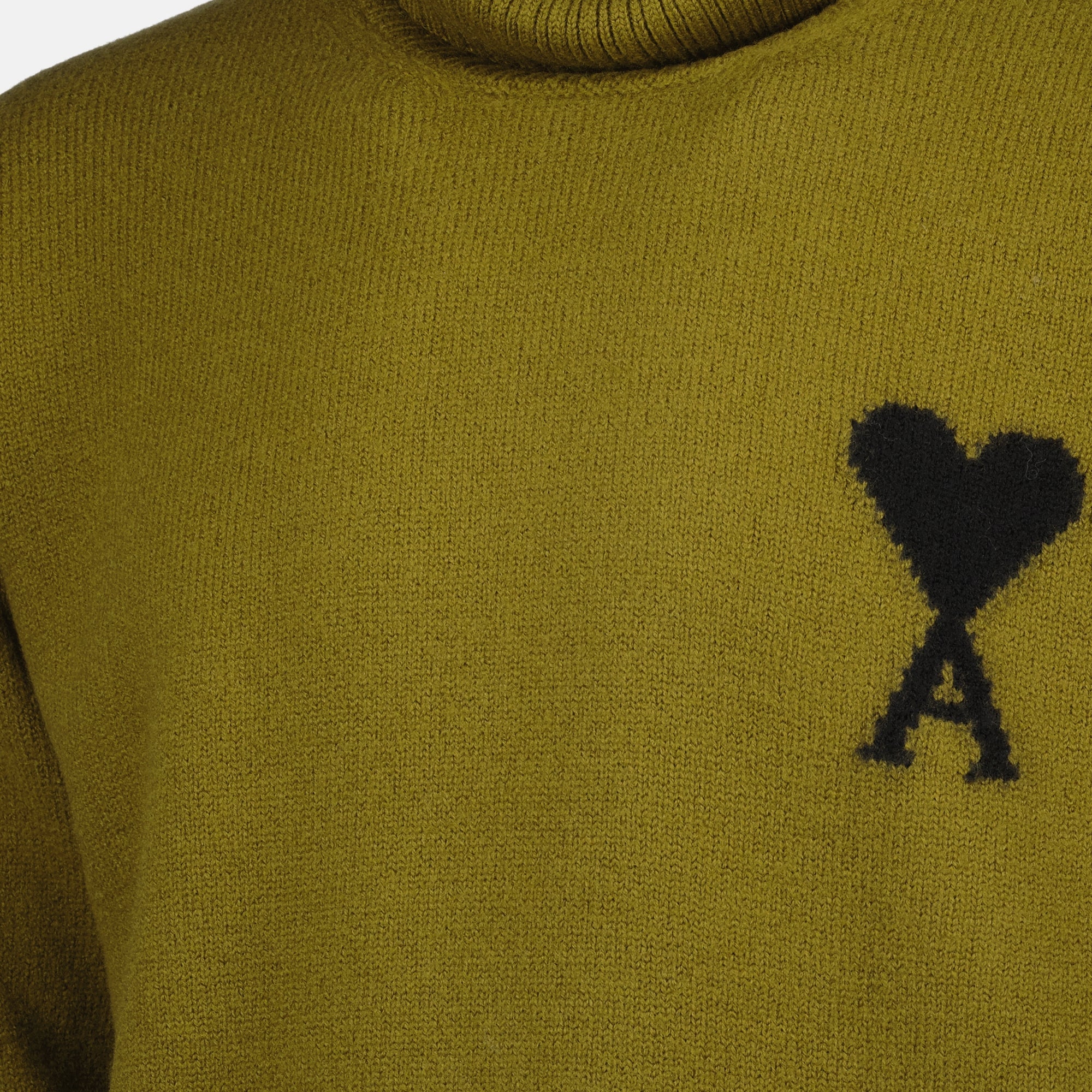 Knit Sweater, Ami Paris, Wool Sweater, Autumn-Winter Fashion, Unisex Sweater
