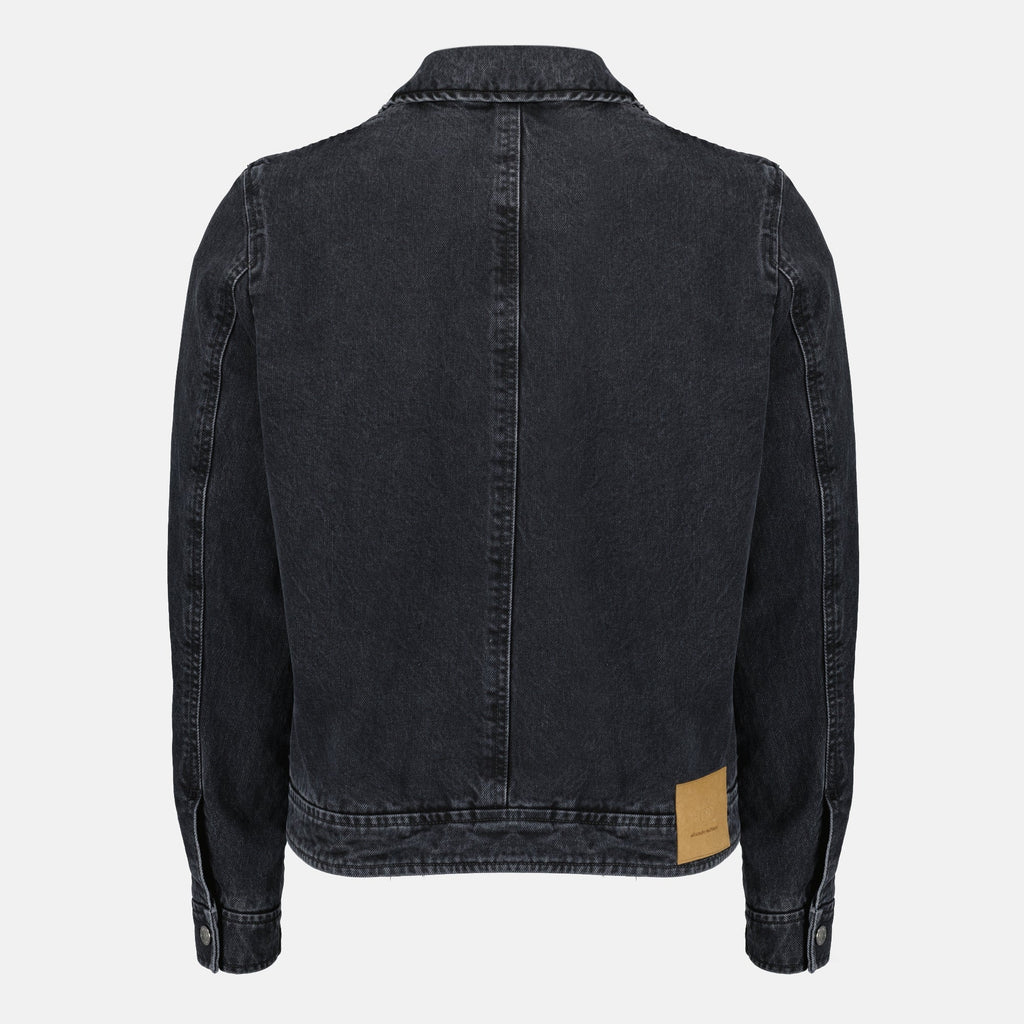 Zippered Denim Jacket