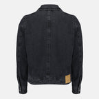 Reißverschluss-Denimjacke
