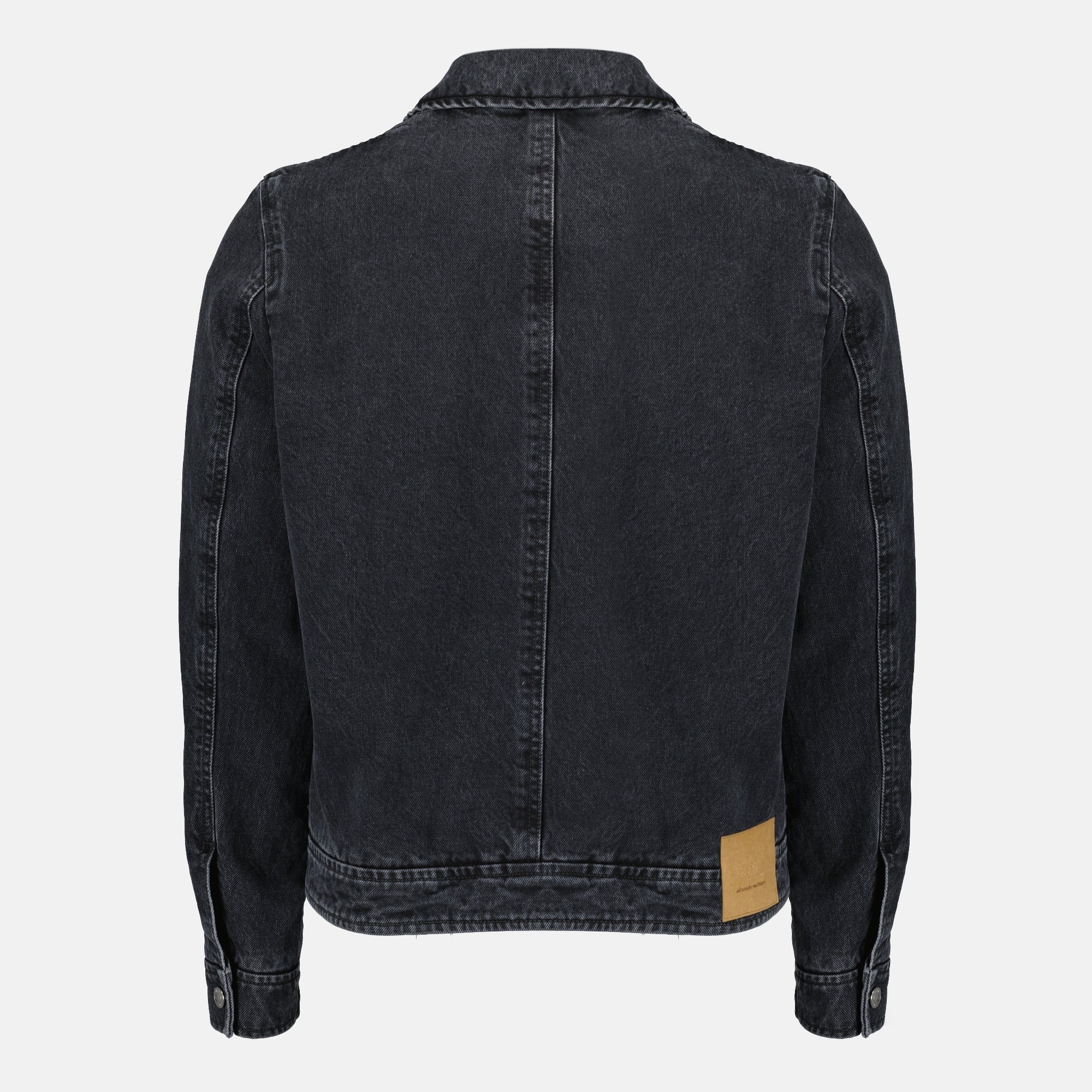 Zippered Denim Jacket