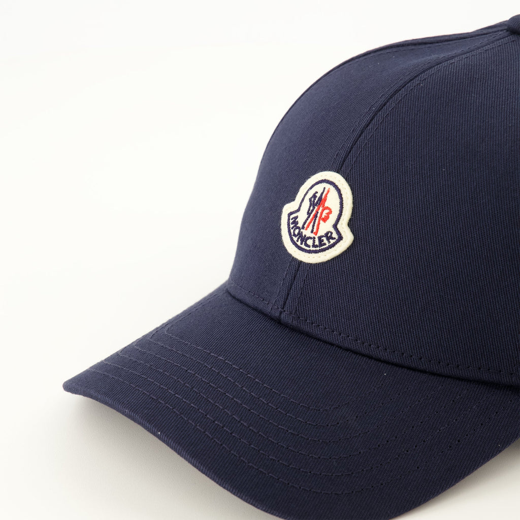 Gorra de algodón azul marino