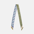 silk bandeau, Fendi FF print, Autumn-Winter 2024, elegant accessory, luxury fashion