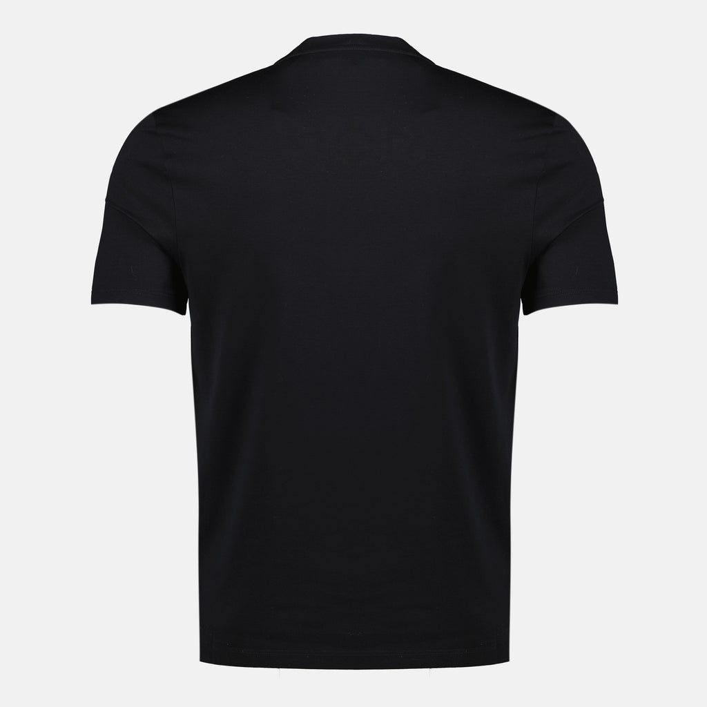 Prada t-shirt, black logo t-shirt, cotton t-shirt, men's fashion, Spring-Summer 2026 collection