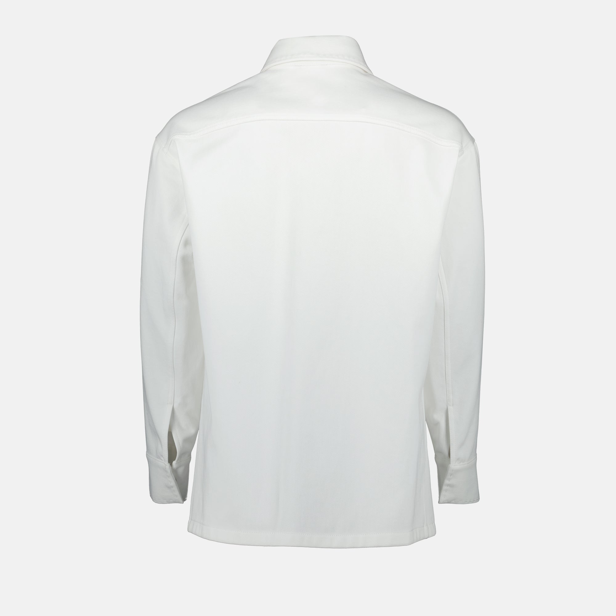 white denim jacket, Fendi, men’s fashion, spring summer collection, stylish outerwear