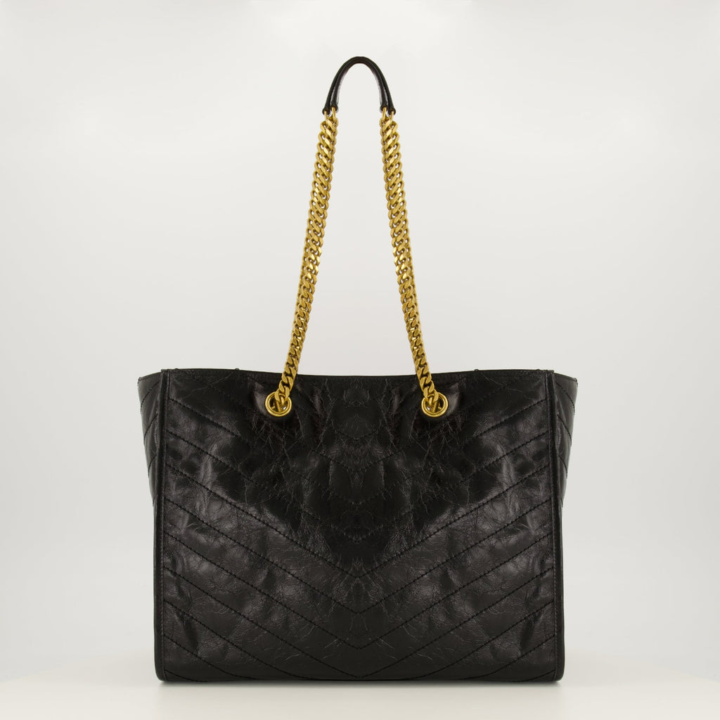 Sac cabas en cuir Niki Shopping