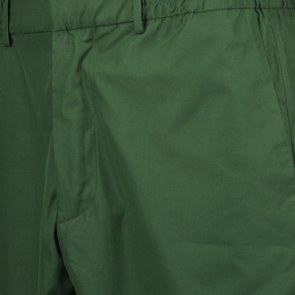 Immagine di pantaloni corti in cotone khaki di Fendi per uomo - Stagione Primavera-Estate 2025 - Vista Dettaglio 1