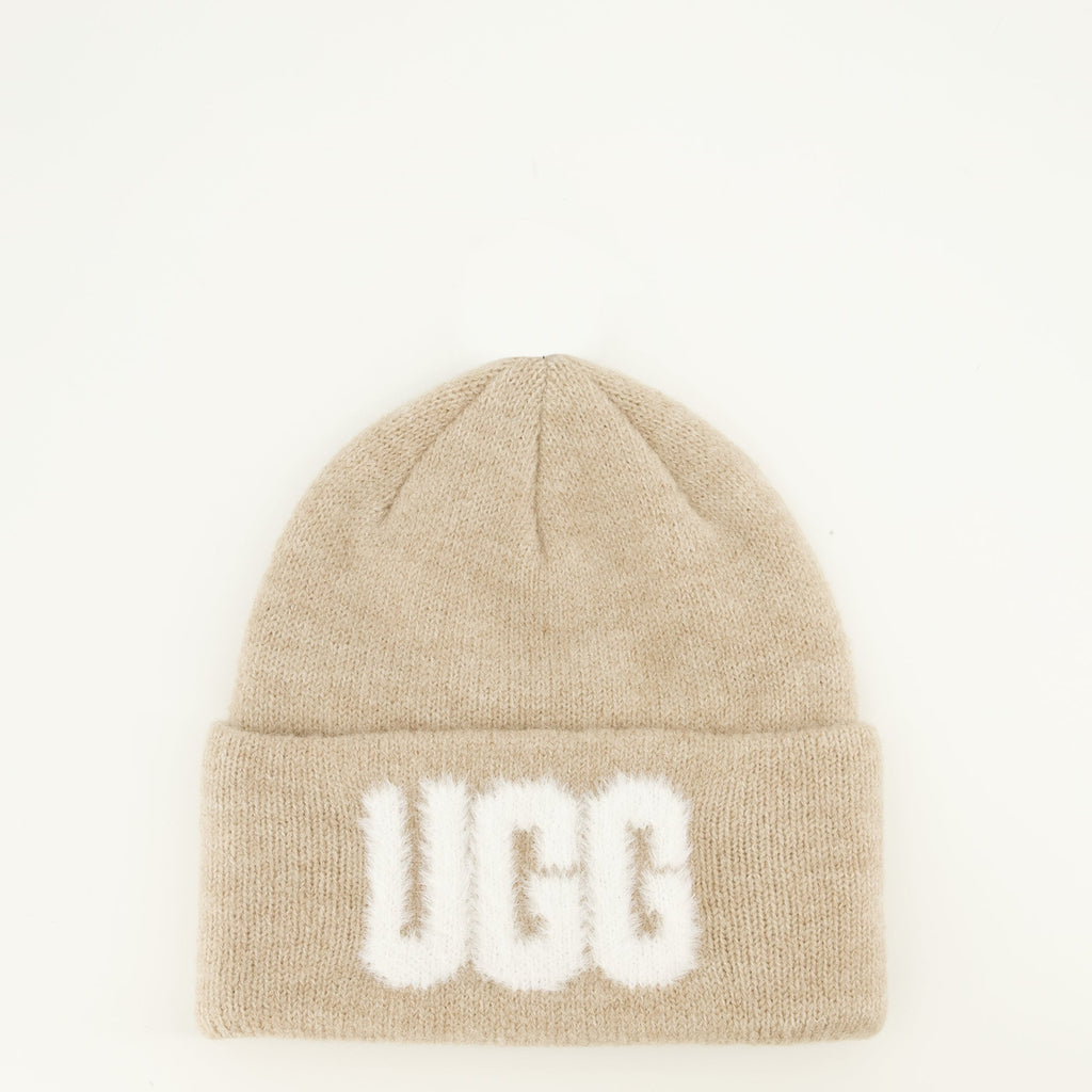 Fuzzy Beanie Beige
