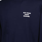 Image du T-shirt à manches longues avec slogan de Drole De Monsieur pour homme - Saison Automne-Hiver 2025 - Détail Vue 1