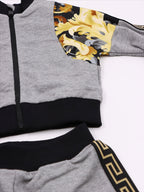 Versace, Ensemble Barocco, Grey, Children, Luxury Fashion