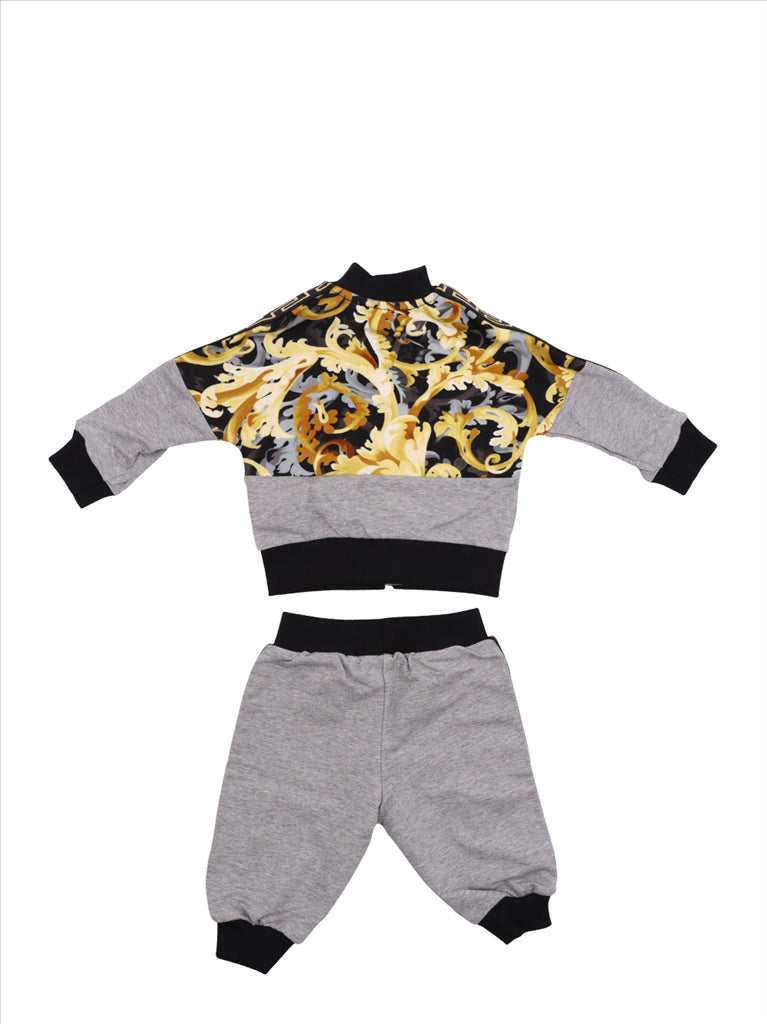 Versace, Ensemble Barocco, Grey, Children, Luxury Fashion