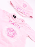 Versace, Pink Bodysuit, Children, Luxury Clothing, Baby Apparel