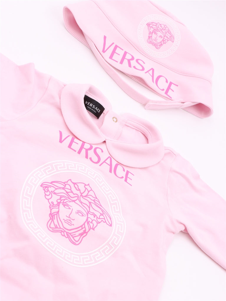 Versace, Pink Bodysuit, Children, Luxury Clothing, Baby Apparel