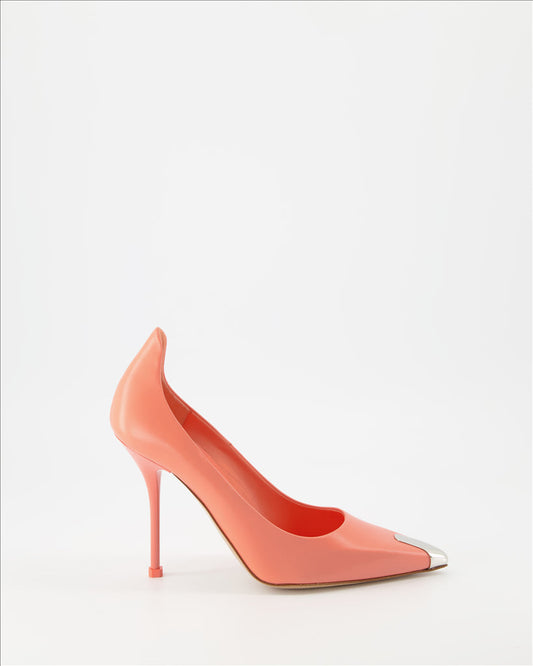 Alexander McQueen, Escarpins Punk Rose, luxury women’s shoes, designer heels, elegant punk footwear