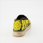 Versace espadrilles, luxury shoes, designer footwear, women's espadrilles, Barocco print