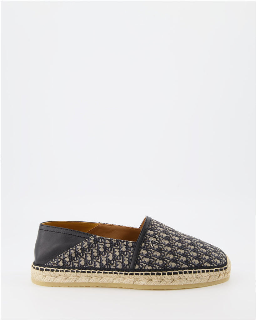 Dior espadrilles, luxury men's footwear, blue espadrilles, designer espadrilles, high-end men's shoes